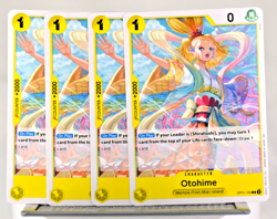 OP11-100 Otohime (C) A Fist of Divine Speed One Piece CCG x4 Playset - Image 1