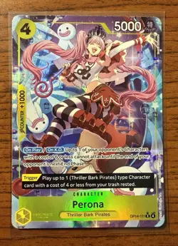Perona OP14-111 | English ( Alt Art ) The Azure Sea’s Seven One Piece NM - Image 1