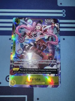 2026 ONE PIECE OP14 THE AZURE SEA'S SEVEN PERONA ALTERNATE ART NM OP14-111 ALT - Image 1