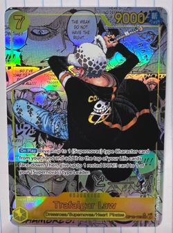 One Piece CCG Trafalgar Law Manga Alternate Art OP10-119 - Back Corner Dent - Image 1
