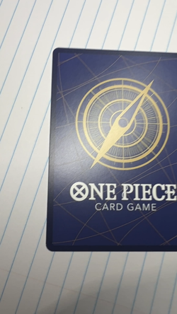 One Piece CCG Trafalgar Law Manga Alternate Art OP10-119 - Back Corner Dent - Image 2