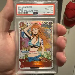 Nami One Piece 2024 OP06 Treasure Rare English TR ST01-007 PSA 10 - Image 1