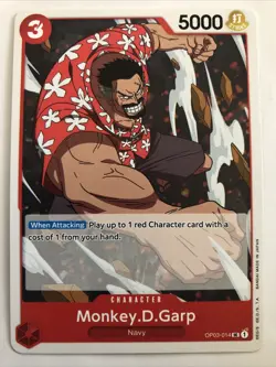 One Piece Pillars Of Strength Monkey.D.Garp OP03-014 NM - Image 1