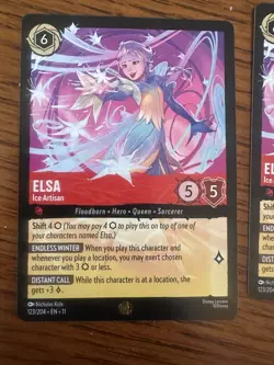Disney Lorcana - Elsa, Ice Artisan - Winterspell - Legendary - NM - Image 2