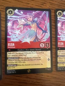 Disney Lorcana - Elsa, Ice Artisan - Winterspell - Legendary - NM - Image 3