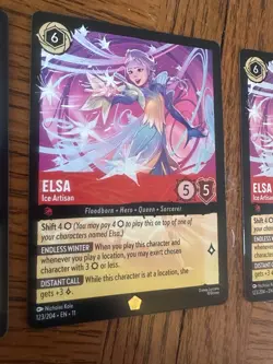 Disney Lorcana - Elsa, Ice Artisan - Winterspell - Legendary - NM - Image 4