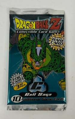 DragonBall Z Cell Saga C 12 Card Booster Pack Vintage 2001 Factory Sealed - Image 1