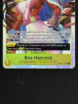 Boa Hancock The Azure Sea's Seven OP14-112 One Piece TCG Card Super Rare NM - Image 3