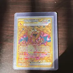 Pokemon Charizard ex Gold Tera EX Holo Obsidian Flames 228/197 330 HP Card - Image 1