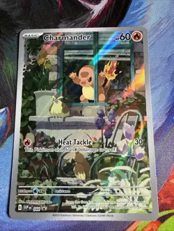 Charmander 044 Sv: Scarlet & Violet Promo Card Illustration Rare Light Play/NM - Image 3