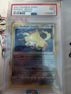 Pokemon TCG Pikachu EX Surging Sparks Grade 9 PSA Mint #219 With Bonus Card - Image 2