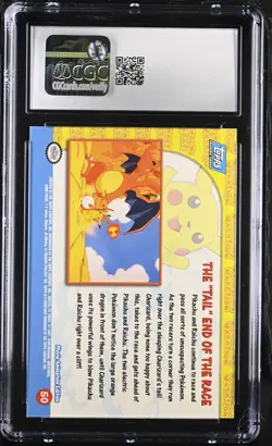 CGC 9.5 The Tail End Of The Race First Movie Topps 50 Foil Pokemon Card - Image 2