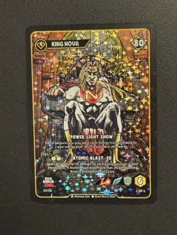 Dead World TCG King Nova 23/30 Rising Mini Set Holo Rare Card 2025 - Image 1