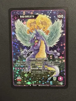 Dead World TCG Bad Breath 25/30 Rising Mini Set Holo Rare Card 2025 - Image 1