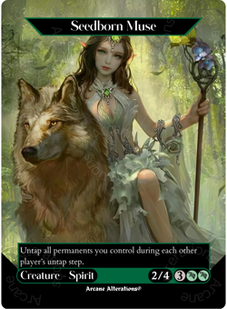 Seedborn Muse - Full Art Altered Art Custom Cards - Image 1