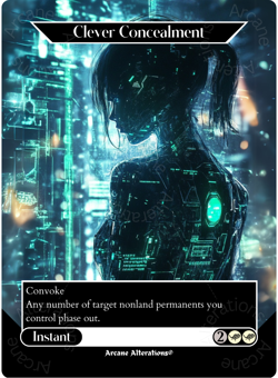 Clever Concealment - Full Art Altered Art Custom Proxy Cards - Image 1