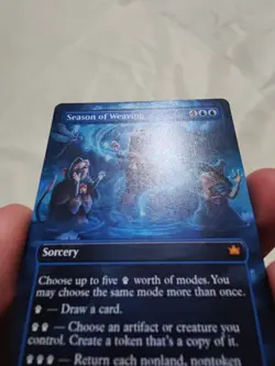 Season of Weaving (Borderless) Bloomburrow Regular - Image 3