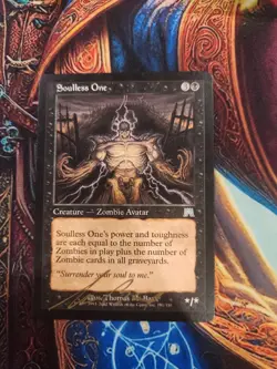 MTG Soulless One - Onslaught Regular - Signed By Artist, LP - Image 1