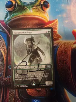 MTG Reclamation Sage - Game Day & Store Championship Promos Regular - Signed, MP - Image 1