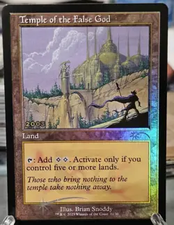 Temple Of The False God Foil MTG Promo - NM - - Image 1