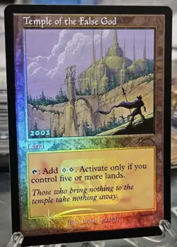 Temple Of The False God Foil MTG Promo - NM - - Image 2