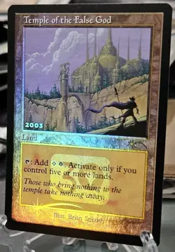 Temple Of The False God Foil MTG Promo - NM - - Image 3