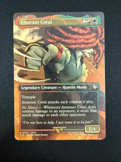 Amarant Coral (BORDERLESS) - Final Fantasy (MTG) NM - Image 1