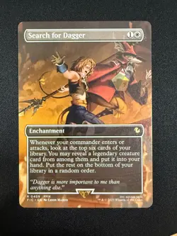 Search for Dagger (BORDERLESS) - Final Fantasy (MTG) NM - Image 1