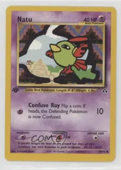 Natu 1st Ed. Pokemon Neo Discovery #59 2001 - Image 1