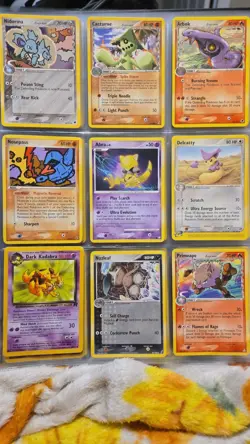 Pokemon Vintage Card Lot Of 90 Cards '06 And Older Various Conditions - Image 1