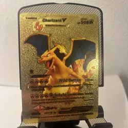 Pokemon - Charizard V - Gold Foil Fan Art - SMP 26-43 - Mint - Image 1