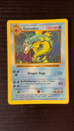 Pokemon TCG Gyarados Base Set Shadowless Holo Foil Near Mint NM - Free Returns! - Image 2