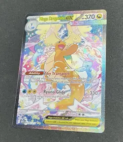 Mega Dragonite Pokemon EX Special Illustration Rare Ascended Heroes EN 290/217 - Image 3