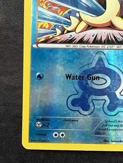 Pokemon TCG Team Aqua's Spheal 3/34 Double Crisis Reverse Holo - Image 5