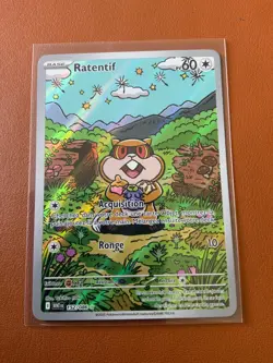 Carte Pokemon RATENTIF 152/086 HOLO AR EV10.5 Flamme Blanche WHT FR NEUF - Image 1