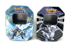 Lot of 2 Pokemon 2012 TCG Black & White Zekrom EX - EMPTY Collectible Tin - Image 1