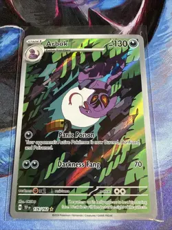 Arbok 176/162 Pokemon TCG Sv05: Temporal Forces Illustration Rare NM - Image 1