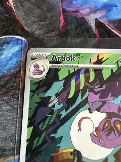 Arbok 176/162 Pokemon TCG Sv05: Temporal Forces Illustration Rare NM - Image 2
