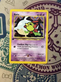 Natu 1st Edition 59/76 Neo Discovery Pokemon TCG WOTC - Image 3