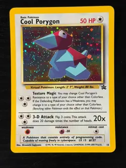 Pokemon TCG Cool Porygon Black Star Promo Holo Foil Near Mint NM - Image 1