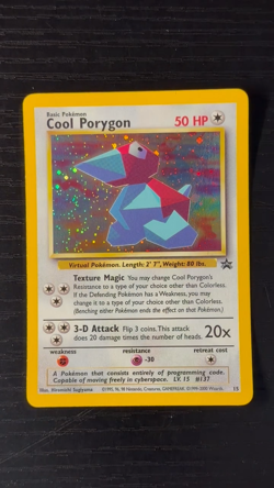 Pokemon TCG Cool Porygon Black Star Promo Holo Foil Near Mint NM - Image 2