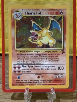 Pokemon TCG Charizard Holo Base Set 2 Moderately Played - Image 1