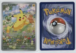 Pikachu (Paldea Adventure Chest) Holo Pokemon Scarlet & Violet Black Star Promo - Image 3