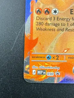 Pokemon TCG Mega Charizard Y ex 030 Mega Evolution Black Star Promo NM - Image 5