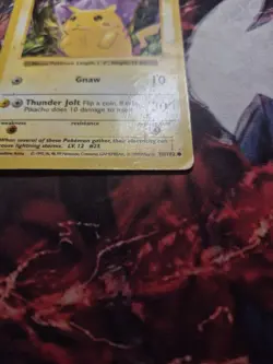 Pikachu 58/102 Red Cheeks Shadowless - Pokemon Base Set (HP) - Image 4