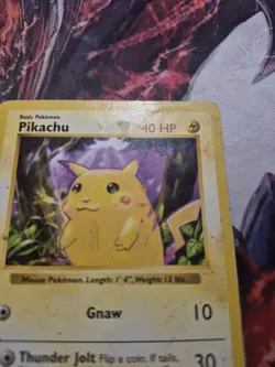 Pikachu 58/102 Red Cheeks Shadowless - Pokemon Base Set (HP) - Image 5