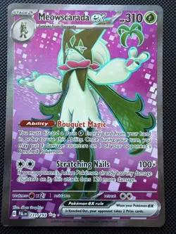 Meowscarada ex 231/193 Pokemon TCG SV Paldea Evolved Ultra Rare - NM - Image 1