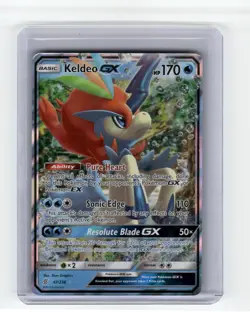 Keldeo GX SM - Unified Minds Ultra Rare,Holo Pokemon Near Mint or Better - Image 1