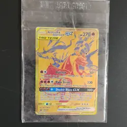 Pokemon Reshiram & Charizard GX TAG TEAM Ultra Rare Holo 220/173 Sm12a Japanese - Image 1
