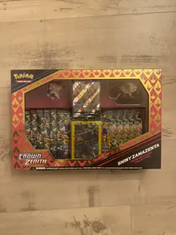 Pokemon Crown Zenith Premium Figure Collection Shiny Zamazenta Brand New Sealed 820650851636 - Image 1
